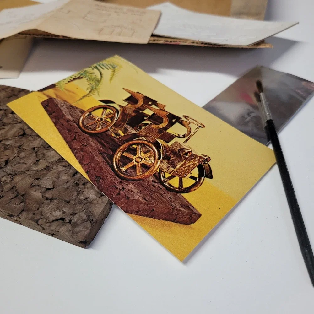 Handcraft Society 1973 Fad-Of-The Month Golden Olds Classic Car‎ Model Kit